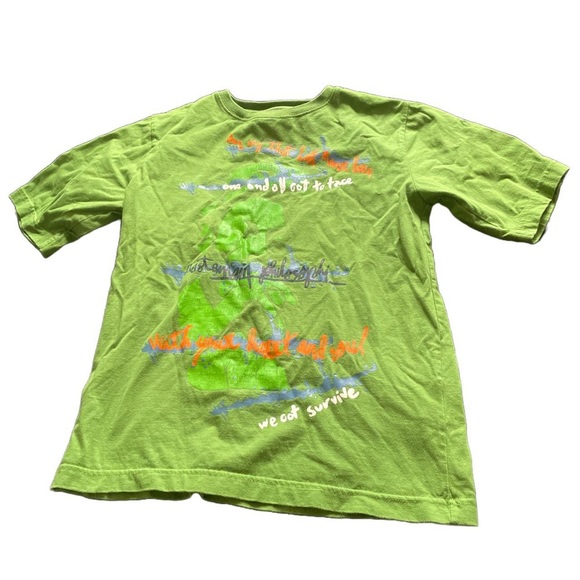 Kappa Green Graphic T Shirt - Picture 1 of 5